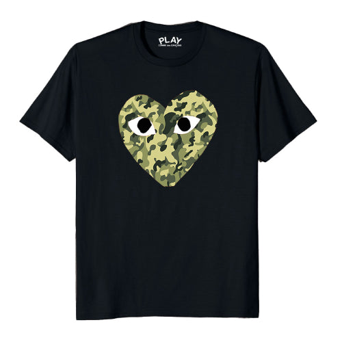 Comme Des Garçons Camo Logo T-shirt